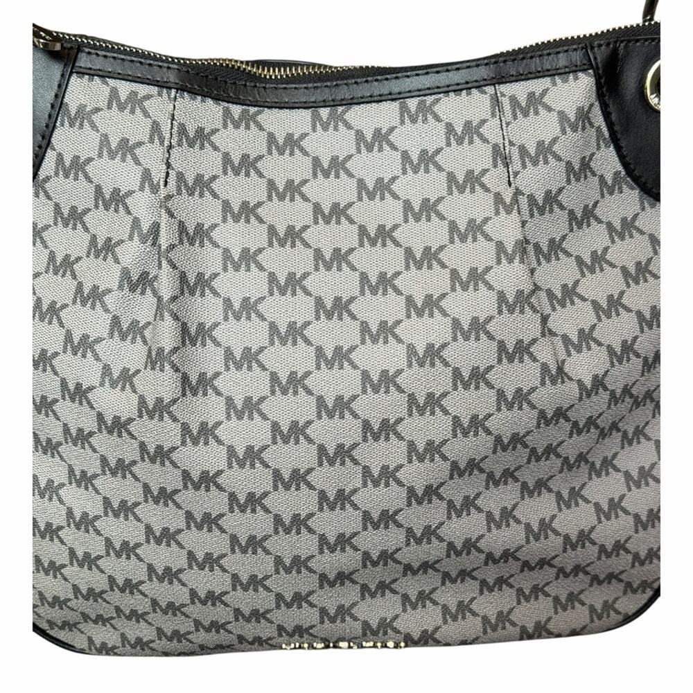 Michael Kors Jet Set Large Convertible Shoulder Crossbody MK Monogram Bag - Picture 2 of 14